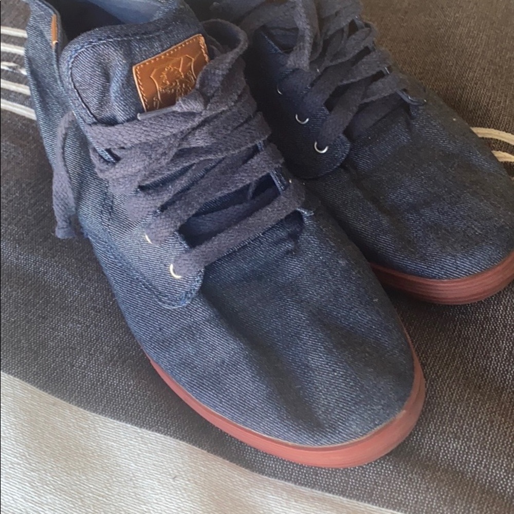 Vlado denim Leon canvas lace up size 12